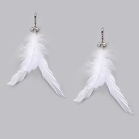 逗猫棒长杆可伸缩钢丝钓竿1.8m超长耐咬羽毛铃铛猫咪玩具宠物用品 2个白色蓬松羽毛替换头