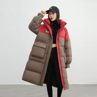 雪中飞 SNOWFLYING女式羽绒服高密度质感面料经久耐穿严选蓬松大绒朵加厚锁温长款