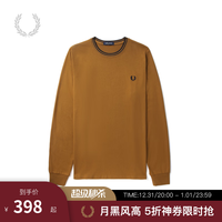 Fred Perry男士长袖T恤冬季新款休闲宽松圆领麦穗刺绣纯棉潮M9602