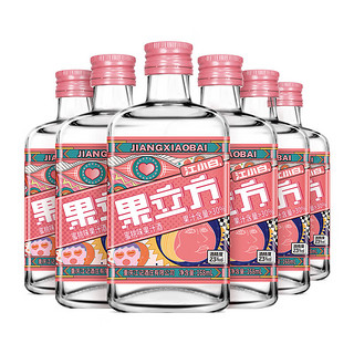 江小白 果立方23度蜜桃味果酒 168mL 6瓶