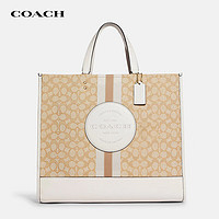 COACH 蔻驰 女包 Dempsey 手提单肩斜挎托特包 C8418