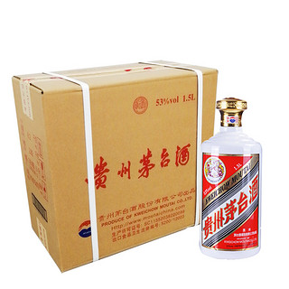 MOUTAI 茅台 飞天茅台 53度 酱香型白酒 1.5L*2瓶 整箱装