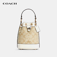 COACH 蔻驰 女士包奢侈品Dempsey小号水桶包单肩手提包C5121