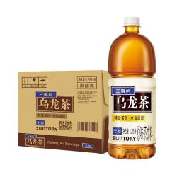 三得利 无糖乌龙茶饮料 1.25L 6瓶