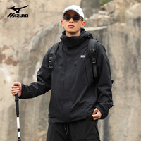 吉普 Jeep 户外锋衣三合一两件套抓绒内胆保暖登山防寒服滑雪服