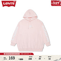 Levi's 李维斯 女士连帽卫衣LOGO印花简约潮流休闲通勤百搭 000 M