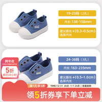 牧童【清仓特惠】宝宝帆布鞋春秋幼儿园布鞋软底男女童休闲帆布鞋 (建议按鞋内长选码) 鞋内长22.0cm