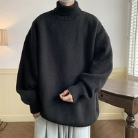 唐狮集团Desso高领加绒毛衣男女春秋款冬季潮牌高街保暖加厚慵懒