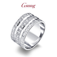 GsunG 铂金戒指男士 PT950 PXJZ242