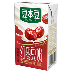 SOYMILK 豆本豆 唯甄红枣味豆奶 250ml*6盒