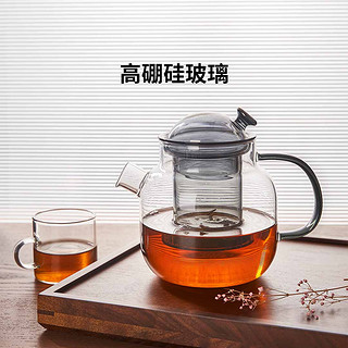 【春夏必备】PINZTEA 耐高温煮茶烧水简约玻璃泡茶壶