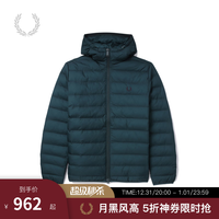 Fred Perry男士休闲夹克冬季新款麦穗连帽保暖茄克外套J4565
