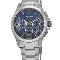 Longines Conquest V.H.P. Chronograph Blue Dial Steel Men's Watch L3.717.4.96.6