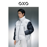GXG男装 商场同款黑白立领短款羽绒服 23年冬季新款GEX1D2526294