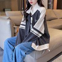 唐狮 |春季女立子拼接短款外套百搭高级感chic潮流