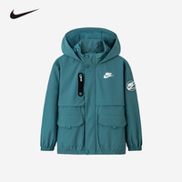 耐克(NIKE)童装男女童透气夹克秋儿童上衣外套 丛林绿 110(4)