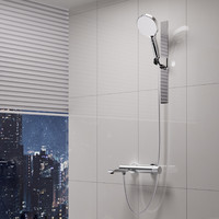 瑞摩花洒套装-手持花洒-支架-精铜混水阀-软管(包安装