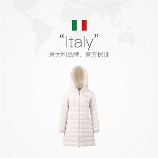 阿玛尼 EMPORIO ARMANI EA7 女士中长款连帽棉服上衣外套 6LTL01 TN5VZ