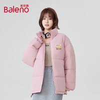 班尼路(Baleno)冬季新款棉服男外套男女同款秋冬季加厚棉衣面包服立领防风棉袄男