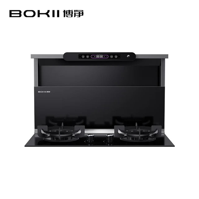  BOKII/博净 自动清洗 烟灶套装  天然气