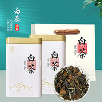 花小茵 老白茶 特级寿眉 散茶罐装 送礼袋