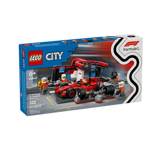 LEGO 乐高 城市系列 60443 法拉利F1赛车维修站