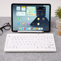 DoubleShell静音键盘无线薄膜水洗电脑笔记本ipad便携键鼠套装mac