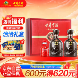 古井贡酒 年份原浆古5 50度 浓香型白酒 500ml*2瓶 礼盒装