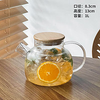 others 其他 鼎盛莱 KC897A 耐热玻璃煮茶壶 1200ML-1800ML 竹钢盖