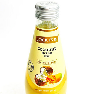 乐可芬（LOCKFUN）泰国 乐可芬椰汁饮料290ml*6瓶 多口味烘焙椰奶含椰果 【芒果味】290ml*6瓶