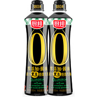 88VIP：厨邦 酱油零添加原汁黑豆特级生抽500mL*2瓶