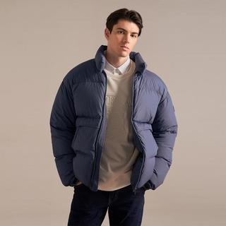 【面包服】羽绒服男纯色基础款立领短款加厚羽绒服男