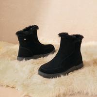【加绒保暖】森达时尚雪地靴女冬户外保暖休闲女短靴东北靴