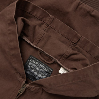 Levi's李维斯24秋季男士宽松休闲连帽新复古回潮牛仔夹克 咖色 002I3-0000 XL