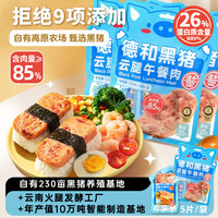 德和（TEH HO）黑猪云腿经典精品牛肉午餐肉预制菜碎猪肉酱罐头云南老字号 黑猪云腿午餐肉125g（25*5片） 炒米线335+云腿午餐肉198g