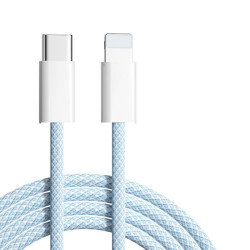 季烁 适用于苹果手机20W PD 快充线 数据线 蓝色CTO苹果 1.5m