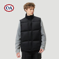 C&A男士立领马甲感秋冬男款背心户外坎肩男女同款棉马甲