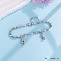 皕宝楼 PT950铂金手链 19cm 11.9g BSL00208