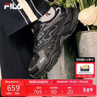 FILA 斐乐官方情侣鞋FERN摩登运动鞋2024冬款蕨草鞋休闲老爹鞋