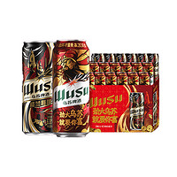 WUSU 乌苏啤酒 双口味混合装（红500ml*12罐+楼兰500ml*6罐)整箱装