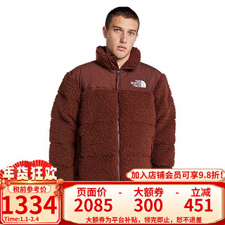 THE NORTH FACE 北面 美版1996系列经典男女款羽绒服户外700蓬（鸭绒鹅绒） NF0A5A84男款6S2-红棕色 M