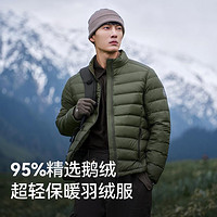 PELLIOT 伯希和 户外超轻羽绒服男秋冬800蓬鹅绒服防风保暖立领登山外套男