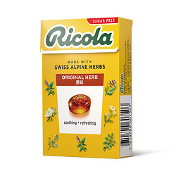 Ricola 利口乐 原味香草润喉糖 40g 无糖