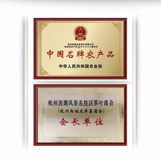  gong/贡 明前头采 西湖龙井绿茶  纸包装 250g