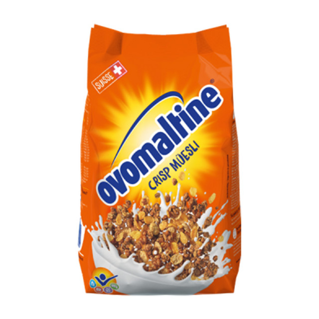 Ovaltine 阿华田 ovomaltine瑞士麦芽牛奶冲泡干吃代早餐燕麦片500g