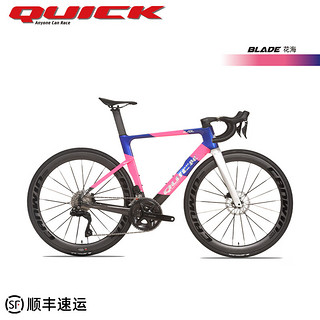 QUICKANYONECANRACE2025BLADE公路车碳纤维一体成型整车 花海 S 配置三【105机械+碳辐条轮】