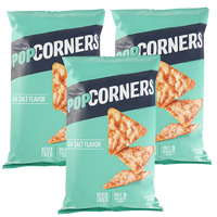 PopCorners哔啵脆玉米片海盐味142g*3赵露思非油炸薯片膨化 海盐味 426g