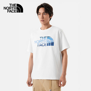 The North Face北面短袖T恤男户外舒适透气t恤春88GM 白色/FN4 M