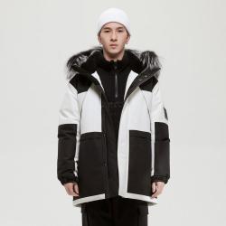 GXG 都市户外系列 90%鹅绒工装派克服羽绒服