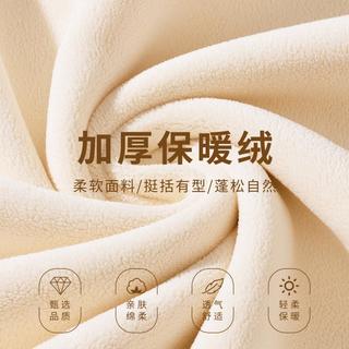 雪中飞 SNOWFLYING【重磅加绒】保暖绒休闲卫衣女款秋冬潮流复古印花宽松慵懒风上衣